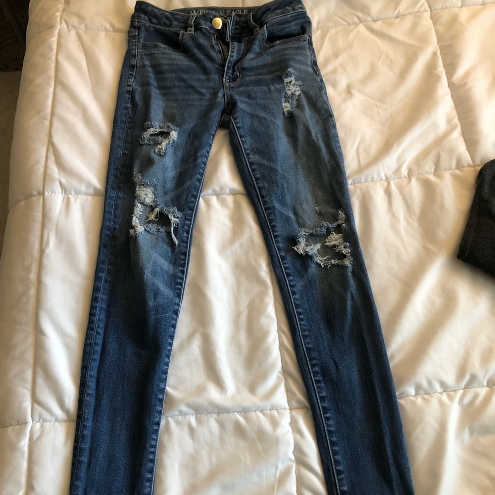 American Eagle super stretch jeans